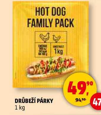 DRŮBEŽÍ PÁRKY, 1 kg