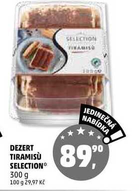 DEZERT TIRAMISÙ SELECTION, 300 g