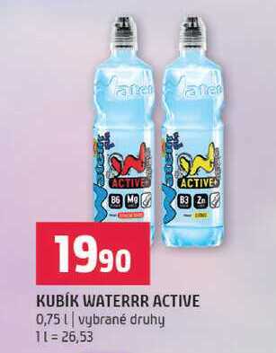 Kubík Waterrr active 0,75