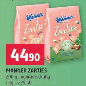 Manner zarties 200g