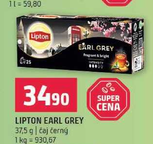 Lipton earl grey 37,5g