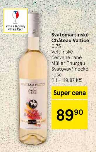 Svatomartinské Château Valtice, 0.75 l