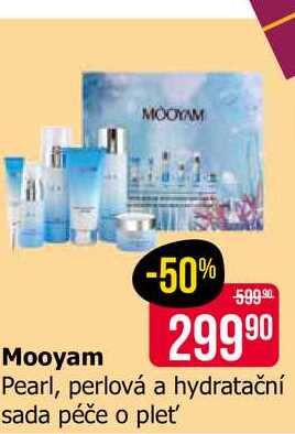 Mooyam Pearl, perlová a hydratační sada péče o pleť