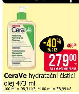 CeraVe hydratační čisticí olej 473 ml 