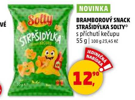 BRAMBOROVÝ SNACK STRAŠIDÝLKA SOLTY, 55 g