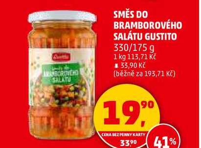 SMĚS DO BRAMBOROVÉHO SALÁTU GUSTITO, 330 g