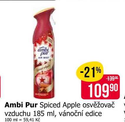 ambi Pur Spiced Apple osvěžovač vzduchu 185