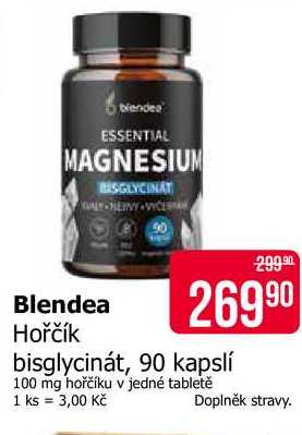 Blendea Hořčík bisglycinát, 90 kapslí