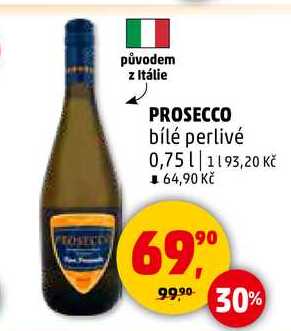 PROSECCO, 0,75 l