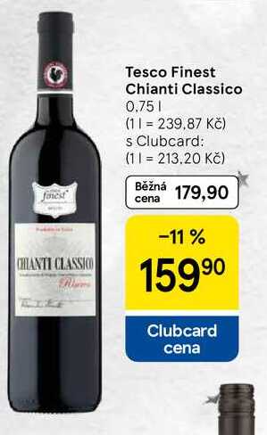 Tesco Finest Chianti Classico, 0.75 l