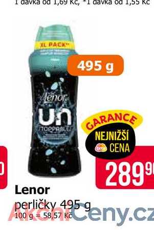 Lenor Unstoppables Vonné Perličky 495g, vybrané druhy