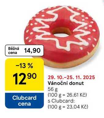 Vánoční donut, 56 g