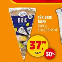 SÝR BRIE BONI, 200 g 