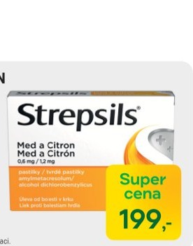 STREPSILS® MED A CITRON 24 pastilek