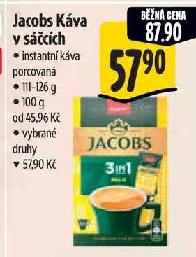 Jacobs Káva v sáčcích, 111-126 g