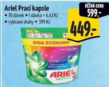 Ariel Prací kapsle, 70 dávek