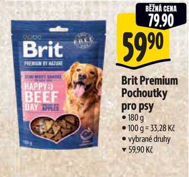 Brit Premium Pochoutky pro psy, 180 g 