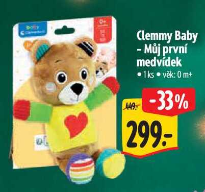 Clemmy Baby - Můj první medvídek