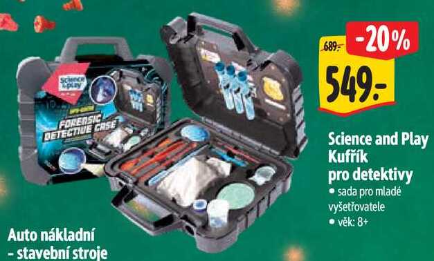 Science and Play Kufřík pro detektivy