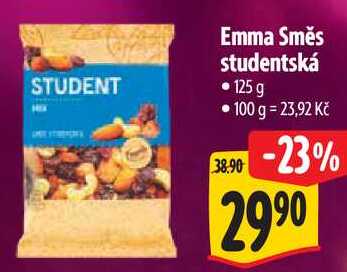 Emma Směs studentská, 125 g 
