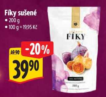 Fíky sušené, 200 g