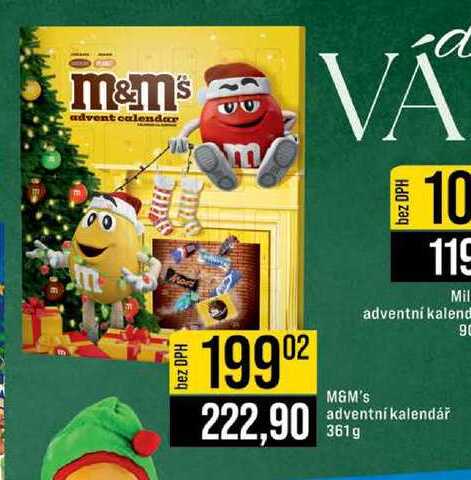 M&M's adventní kalendář 361 g