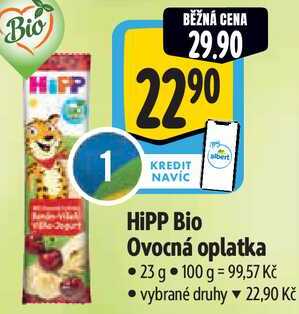 HiPP Bio Ovocná oplatka, 23 g