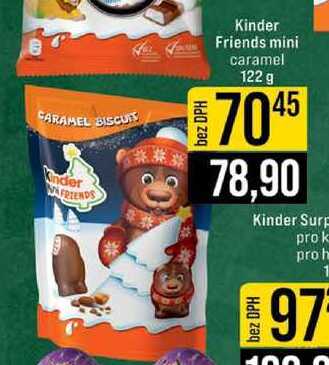 Kinder Friends mini caramel 122 g 