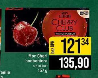 Mon Cheri bonboniera skořice 157 g