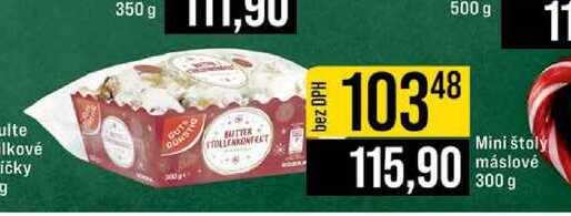 Mini štoly máslové 300 g  