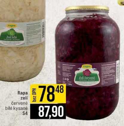 Rapa zelí S4 1 balení