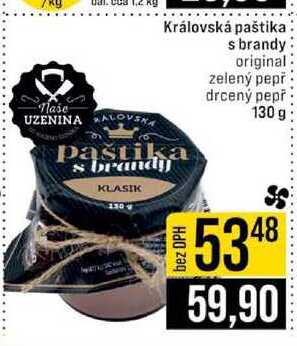 Královská paštika s brandy 130 g