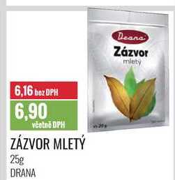 ZÁZVOR MLETÝ 25g
