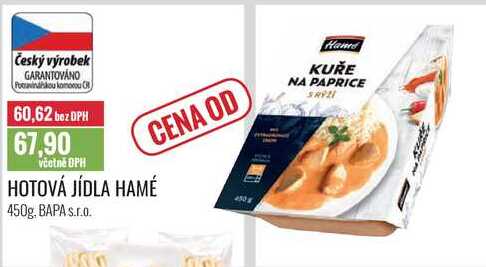 HOTOVÁ JÍDLA HAMÉ 450g