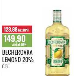 BECHEROVKA LEMOND 20% 0,5l