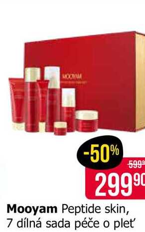 Mooyam Peptide skin, 7 dílná sada péče o pleť 