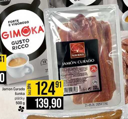 Jamón Curado šunka plátky 500 g