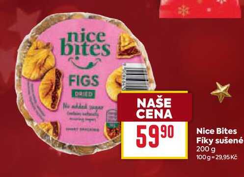 Nice Bites Fiky sušené 200 g