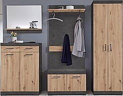 Předsíňová sestava BRISTOL - 5 Zrcadlo s policí