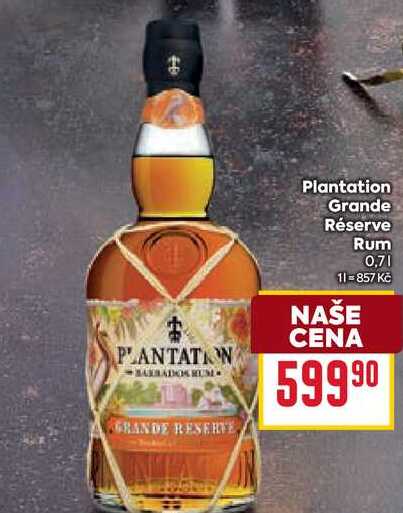 Plantation Grande Réserve Rum 0,7l