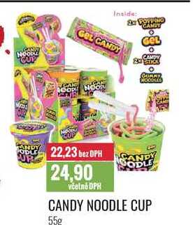CANDY NOODLE CUP 55g 