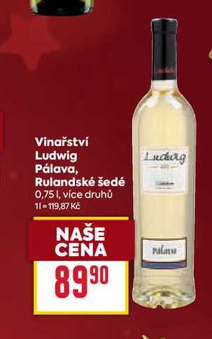 Vinařství Ludwig Ράιανα, Rulandské šedé 0,75l