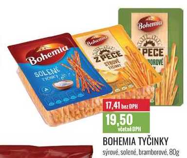 BOHEMIA TYČINKY 80g
