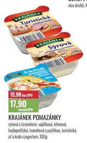 KRAJÁNEK POMAZÁNKY 100g