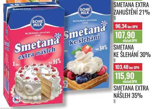 SMETANA EXTRA NÁŠLEH 35% 1l