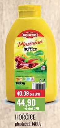 HOŘČICE plnotučná, 1400g