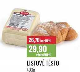 LISTOVÉ TĚSTO 400g