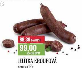JELÍTKA KROUPOVÁ cena za 1Kg