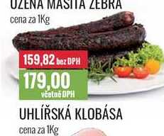 UHLÍŘSKÁ KLOBÁSA cena za 1Kg