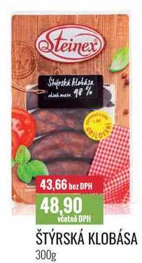 ŠTÝRSKÁ KLOBÁSA 300g 